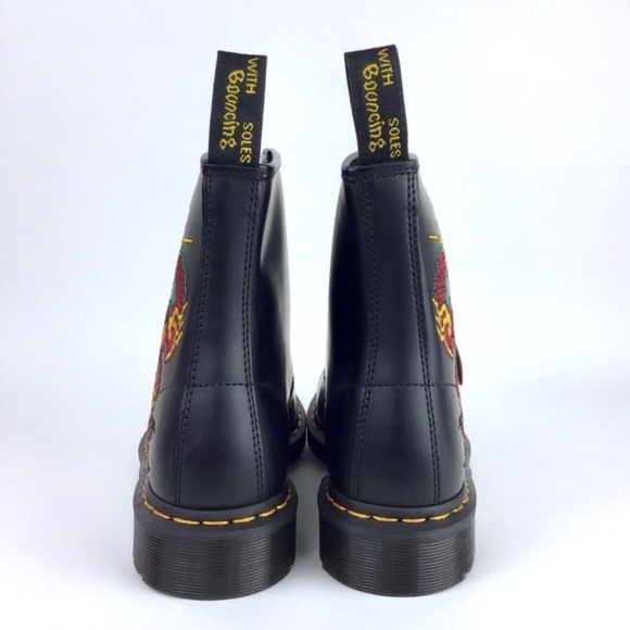 Dr. Martens 1460 Dragon Embroidered Leather Boots - Picture 5 of 7